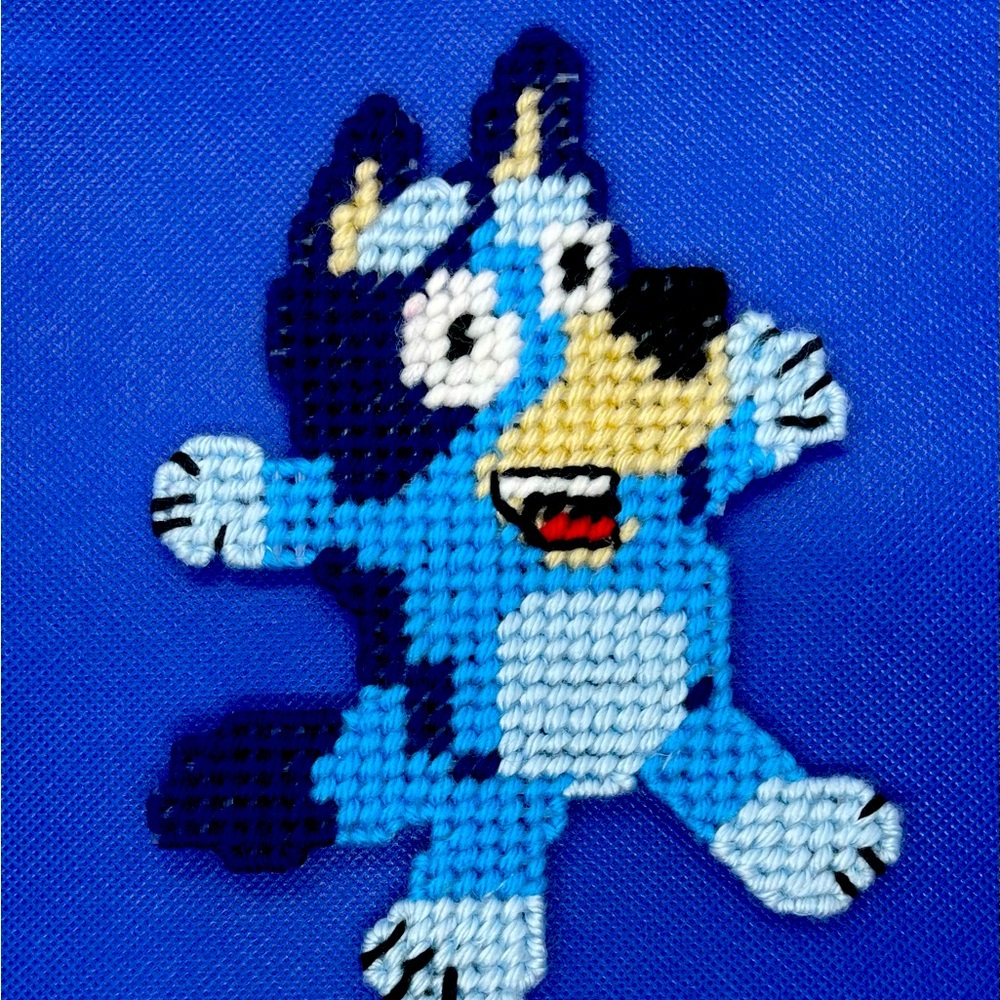 Bluey! This lovable cartoon character is famous with the younger crowd !